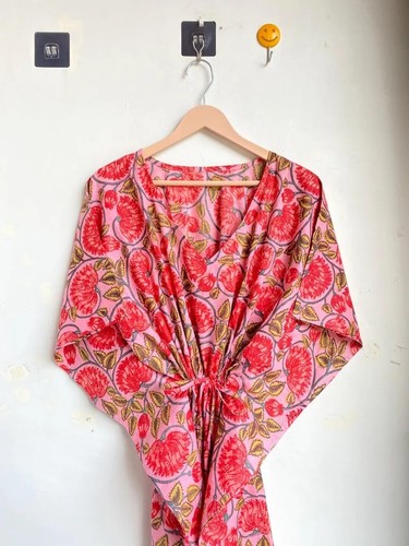 100 coton caftan indien fait - coton,