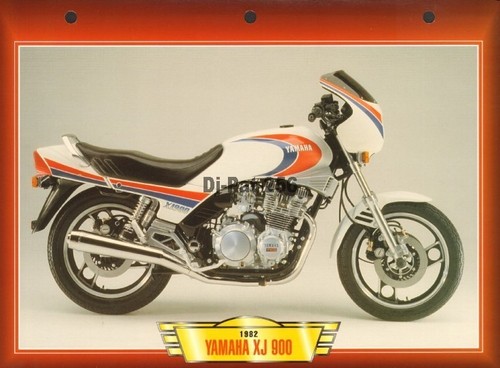 Fiche moto yamaha xj 900 - yamaha,
