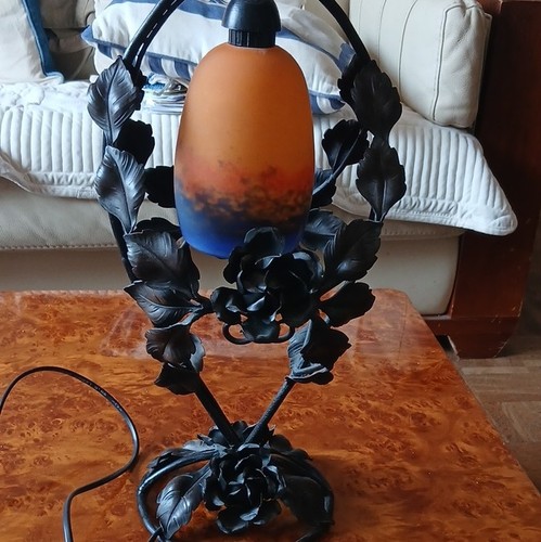 Degue lampe table art déco - table,
