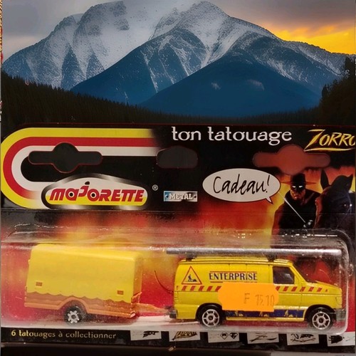 Majorette ford econoline - majorette, 1/63