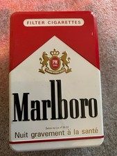 Boite Métal Marlboro  Cigarettes Tabac  