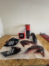 Honda Cr Crf250x OEM Complete Plastics Kit Including Rear Fender With Tail Light