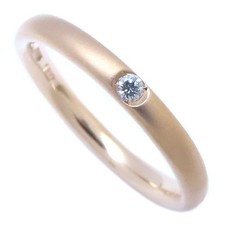 Bague Pomellato Lucchore or rose 18 carats sablée diamant taille 4,5-4,75 /29...