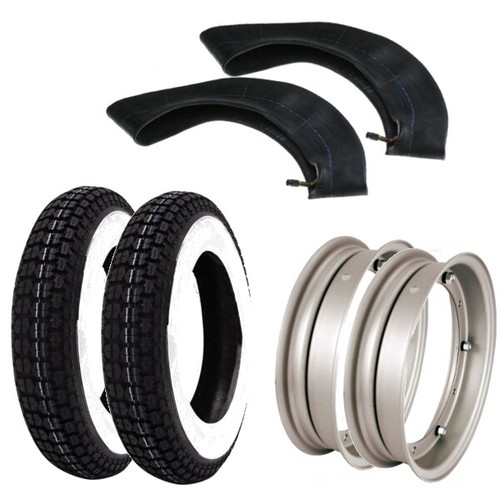 Set roues chambres - chambres, pneus