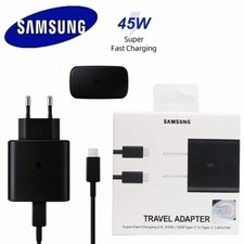Nouveau chargeur original Samsung 45W Super (adaptateur EU) pour S20 S21 S22
