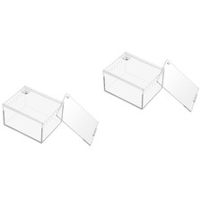 2 Count Jumping Spiders Habitat Portable Reptile Terrarium House