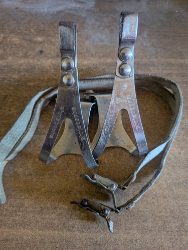 Paire cales pieds vintage - paire, cales-pieds