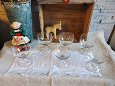 6 Anciens verres a pied  En