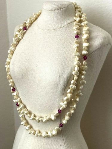 Collier vintage fausse - collier,