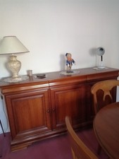 Buffet 3 portes et tiroirs en merisier