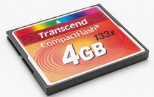 Transcend 4 Go CF Carte 133x