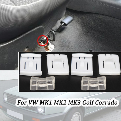 6pc seat rail runner - rail, clip