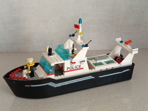 Lego 4021 bateau de - bateau, police