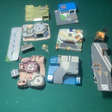 Vintage Micro Machines City Buildings Parts Pieces Lot Galoob Not Complete Parts