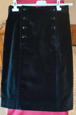 BURBERRY - JUPE VELOURS NOIR -