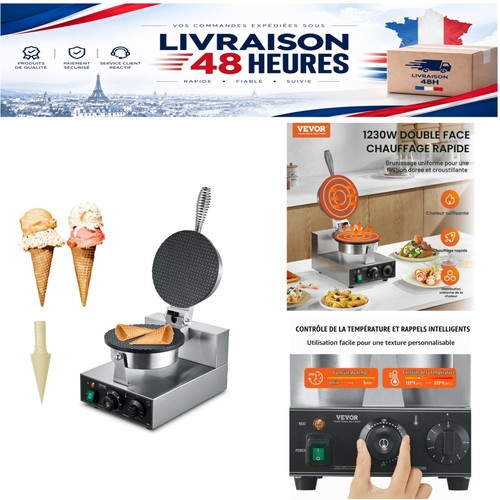 Vevor gaufrier commercial 1230 - gaufrier,