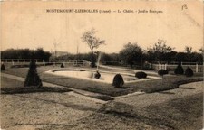 Old postcard Montescourt Lizerolles. Le Chalet. French Garden (666289)