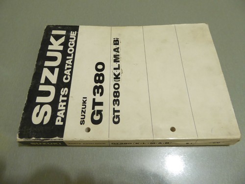 Suzuki gt380 parts catalogue - gt380,