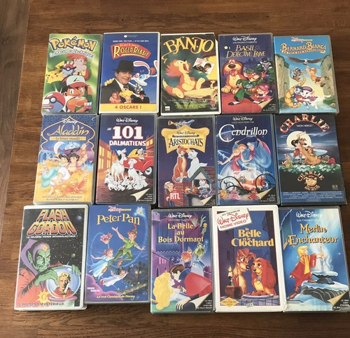 Vhs lot dessins - lot,