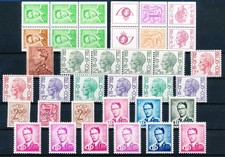 LS55132 Belgium definitives king Baudouin fine lot MNH