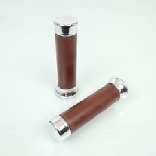 Poignée RMS marron / chromé