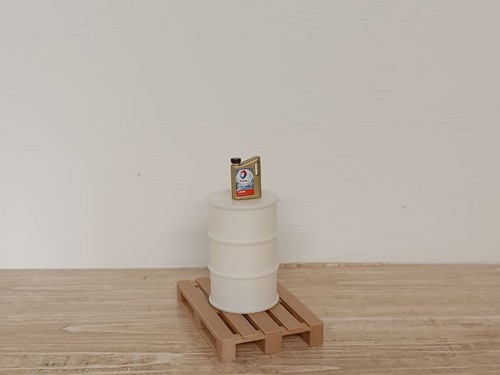 Bidon huile pour dioramas - d'huile,