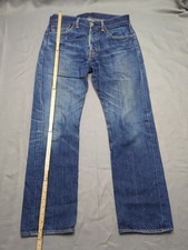 Levi's 501 Jeans Mens W32 L30 Blue Denim Straight Leg Regular Fit Workwear M