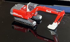NZG 474 O&K RH6 Track Excavator w/Metal Tracks 1/87 HO Scale Die-cast MIB
