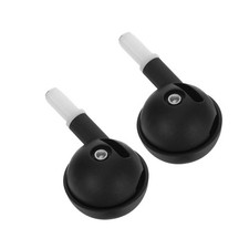  Lot de 2 roues de rechange pour trotteur bébé : roues pivotantes en plastique,