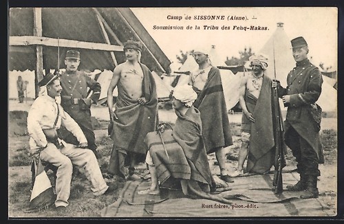 Cpa camp sissonne - cpa,