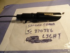 *RARE* 1936 - 1948 SINGER SEWING MACH. OF CANADA SER.JC270386 LIGHT WITH BRACKET