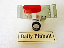 Bally Metal Flipper Base Mounting Assembly, Sporting a 2" Red Flipper & new ring