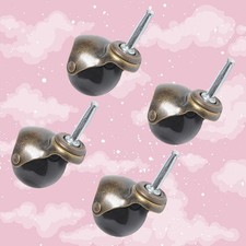  4 PCS Roulette PP Pivotante Fauteuil De Bureau Roulettes Mobilier Pour Meubles