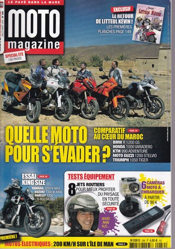 Moto magazine 259 bmw r1200 - moto,