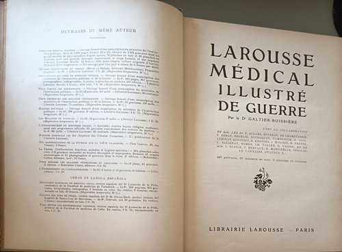Larousse médical guerre - larousse,