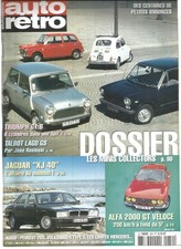 AUTO RETRO N°259 MINIS COLLECTORS / TRIUMPH GT6 / TALBOT LAGO GS / ALFA 2000