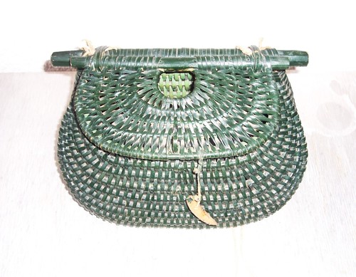Panier peche osier avec - panier, a