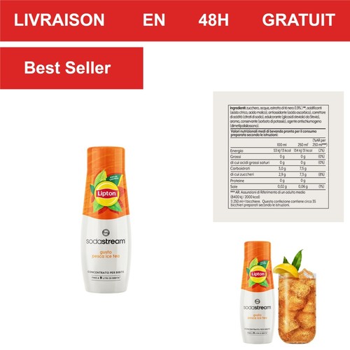 Sirop concentré sodastream - sirop, et
