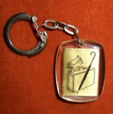 Keyring key ring hat shop leather goods umbrellas LALLEMAND Ligny BARROIS