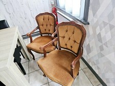 Fauteuil chaise velours - en,