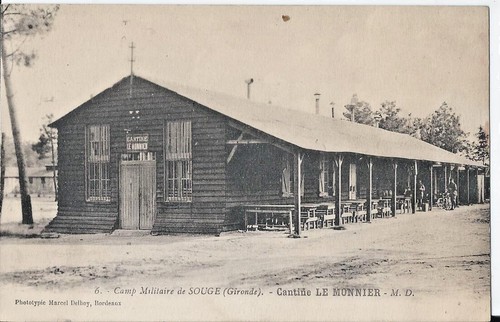 Cpa camp militaire de - cpa,