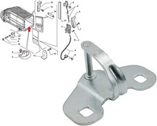 CROCHET DE PORTE ARRIERE POUR BOXER JUMPER DUCATO - 1369006080 1606539480