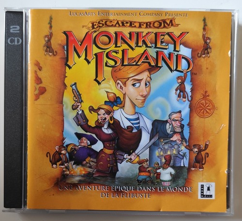 Escape from monkey island cd - monkey,