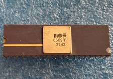 6569R1 MOS Vic Video Puce Ic pour Commodore C64, SX64 Céramique Or P.W : 22 83,