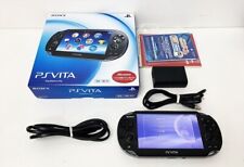 Playstation vita 3G/Wi-Fi model CRISTAL BLACK PCH-1100 AA01 PS vita game JP