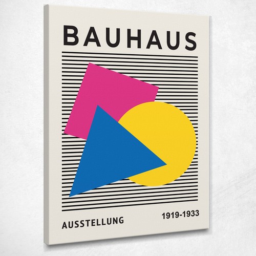 Peinture bauhaus formes - peinture,