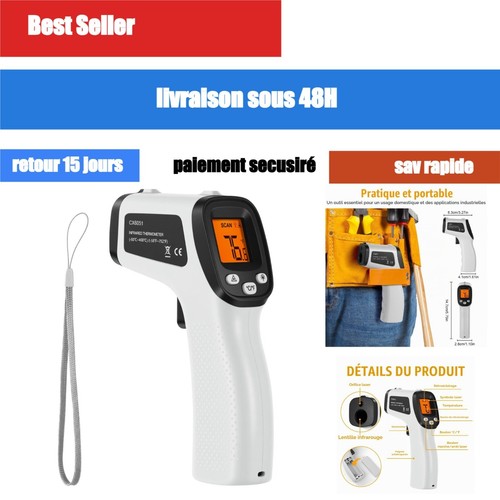 Thermomètre infrarouge laser