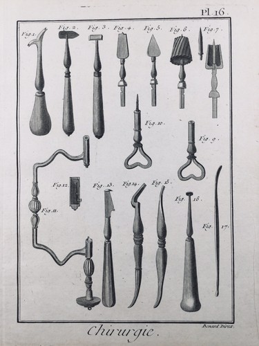 Chirurgie 1779 trépan - 1779,