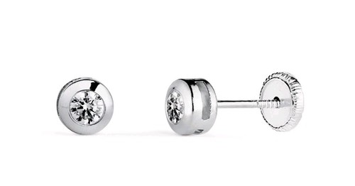 Boucles oreilles blanc - d'oreilles,