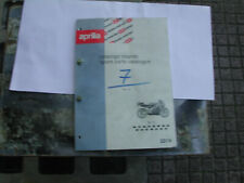 Aprilia RS 125 96 97  manuale